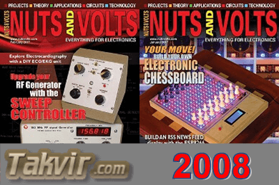 مجله Nuts and Volts <br>آرشیو کامل سال 2008