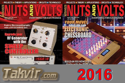 مجله Nuts and Volts <br>آرشیو کامل سال 2016