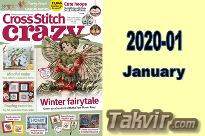 مجله شماره دوزی Cross Stitch Crazy<br> شماره:  01-2020/January سال 2020