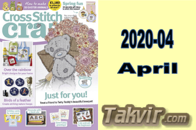 مجله شماره دوزی Cross Stitch Crazy<br> شماره:  04-2020/April سال 2020