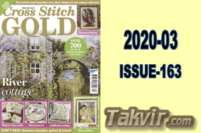 مجله شماره دوزی Cross Stitch Gold<br> شماره:  03-2020/ISSUE-163 سال 2020