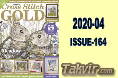 مجله شماره دوزی Cross Stitch Gold<br> شماره:  04-2020/ISSUE-164 سال 2020