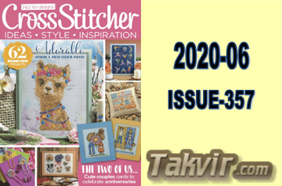 مجله شماره دوزی Cross Stitcher<br> شماره:  06-2020/ISSUE-357 سال 2020