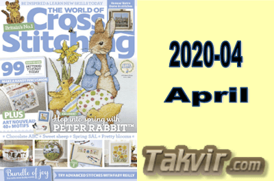 مجله شماره دوزی The World of Cross Stitching<br> شماره:  04-2020/April سال 2020